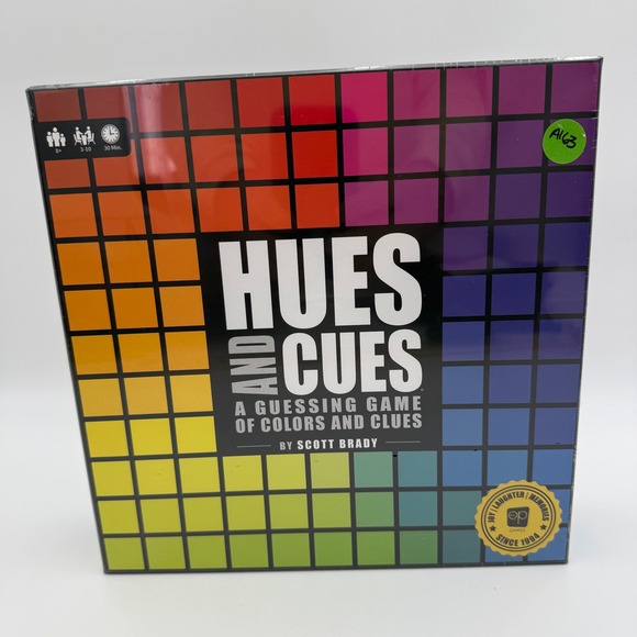 The Op Games Other - Hues and Cues Board Game New Sealed Color Guessing